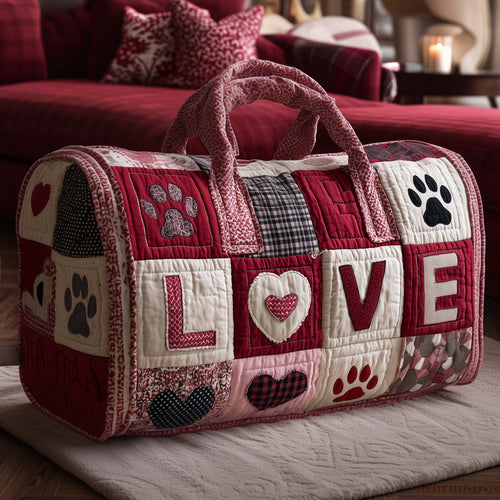 Paw Love Quilted Duffle Bag GFTOYC3081