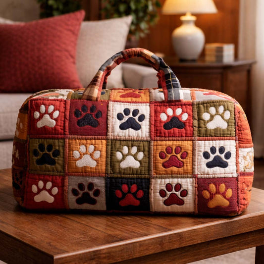 Paw Love Quilted Duffle Bag GFTOYC3082