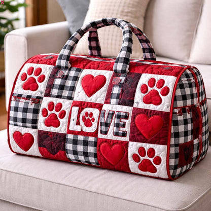 Paw Love Quilted Duffle Bag GFTOYC3083