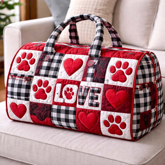 Paw Love Quilted Duffle Bag GFTOYC3083