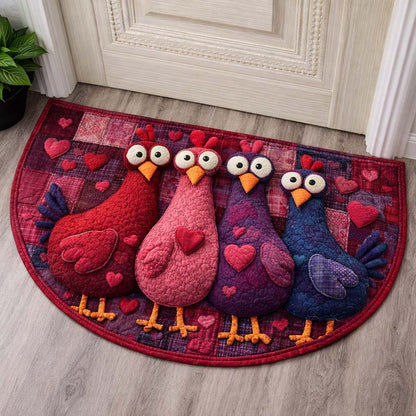 Cheeky Chicken Quilted Welcome Mat GFTOYC3164