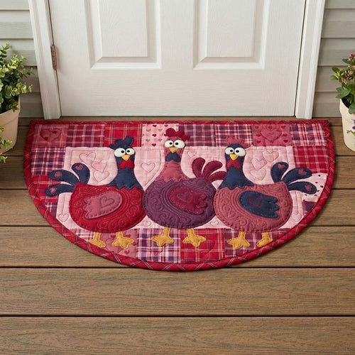 Cheeky Chicken Quilted Welcome Mat GFTOYC3165