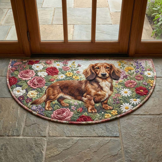 Dachsy Love Quilted Welcome Mat GFTOYC3184
