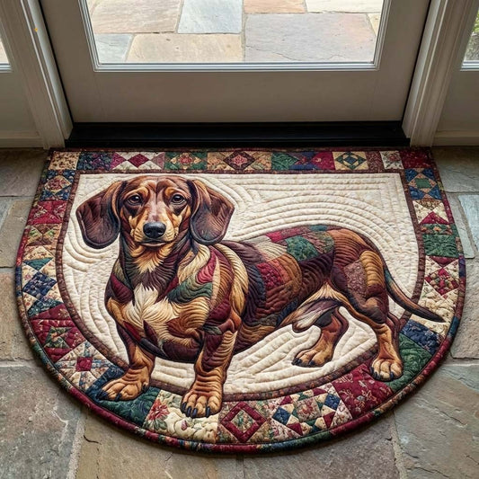 Dachsy Love Quilted Welcome Mat GFTOYC3187