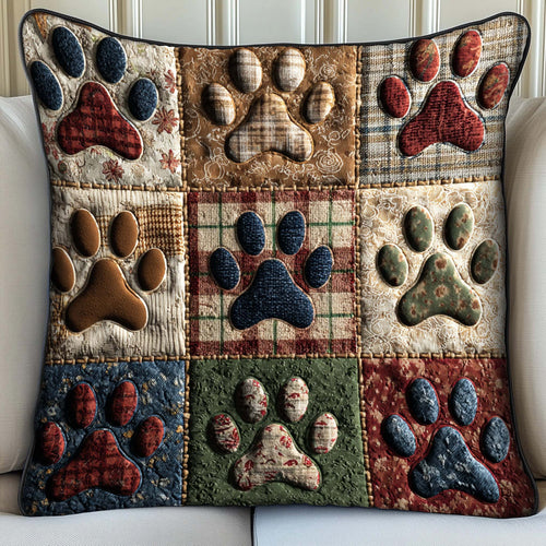Dog Paws Quilted Pillow Case GFTOYC3228
