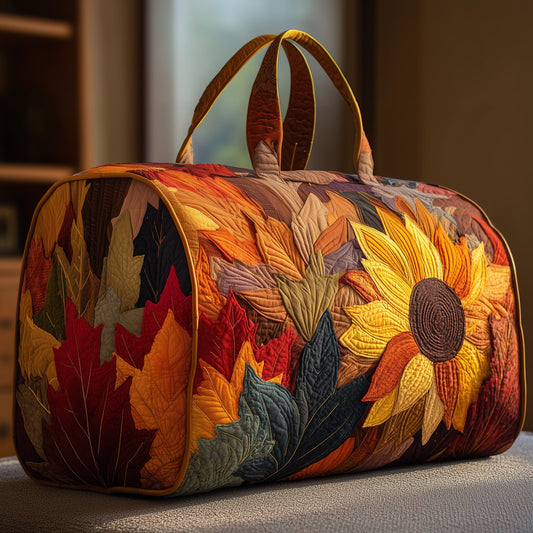 Autumn Sunflower Quilted Duffle Bag GFTOYC32