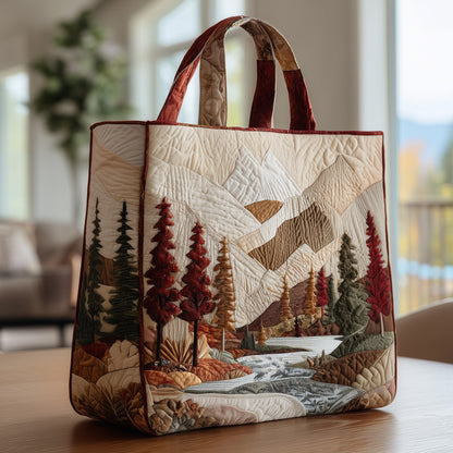 Forest Landscape Quilted Tote Bag GFTOYC345