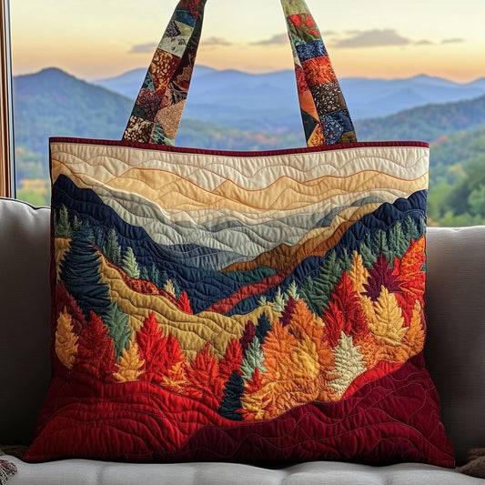 Forest Landscape Quilted Tote Bag GFTOYC346