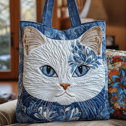 Majestic Cat Quilted Tote Bag GFTOYC376