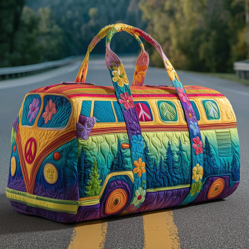 Hippie Van Quilted Duffle Bag GFTOYC38