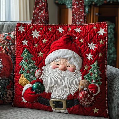 Santa Claus Quilted Tote Bag GFTOYC407