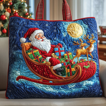 Santa Claus Quilted Tote Bag GFTOYC408