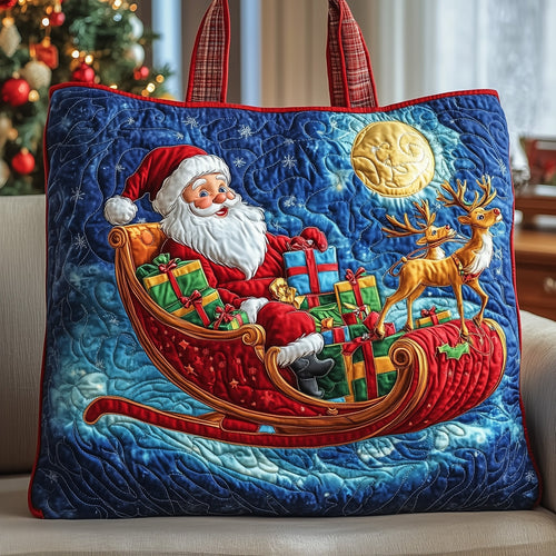 Santa Claus Quilted Tote Bag GFTOYC408