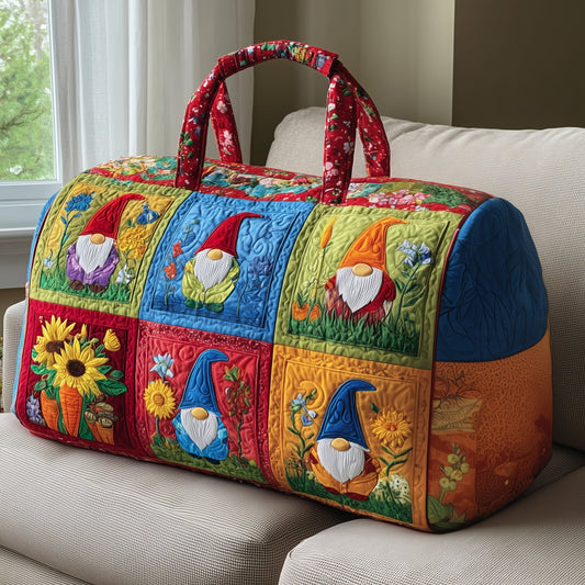 Gnome Colorful Friends Quilted Duffle Bag GFTOYC415