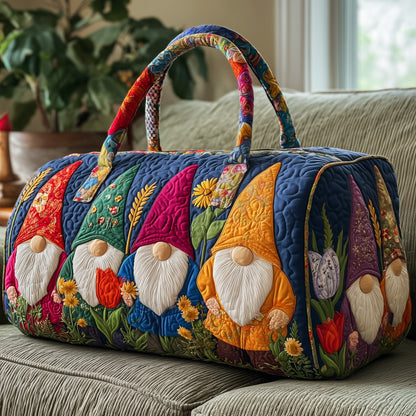 Gnome Colorful Friends Quilted Duffle Bag GFTOYC418