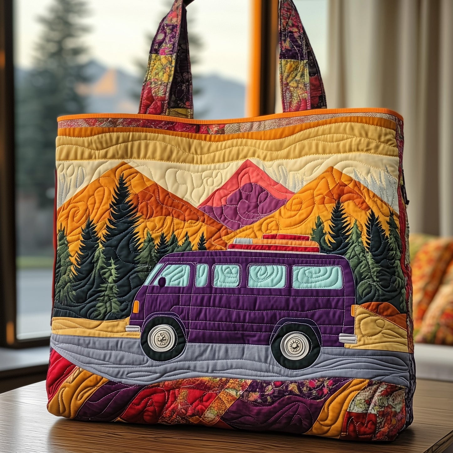 Van Journey Quilted Tote Bag GFTOYC485