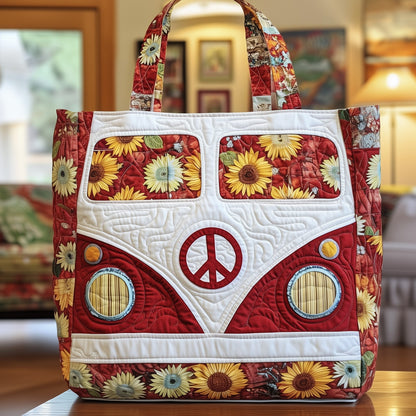 Hippie Van Journey Quilted Tote Bag GFTOYC486