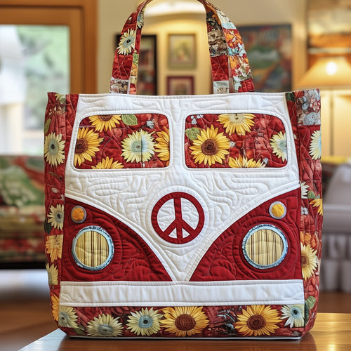 Hippie Van Journey Quilted Tote Bag GFTOYC486