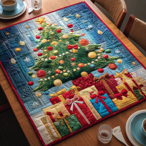 Christmas Tree Quilted Table Topper GFTOYC513