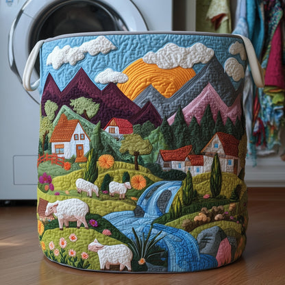 Forest Village Quilted Laundry Basket GFTOYC52