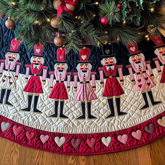 Heart Nutcracker Quilted Tree Skirt GFTOYC566