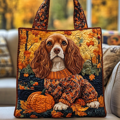 Autumn Cocker Spaniel Quilted Tote Bag GFTOYC580