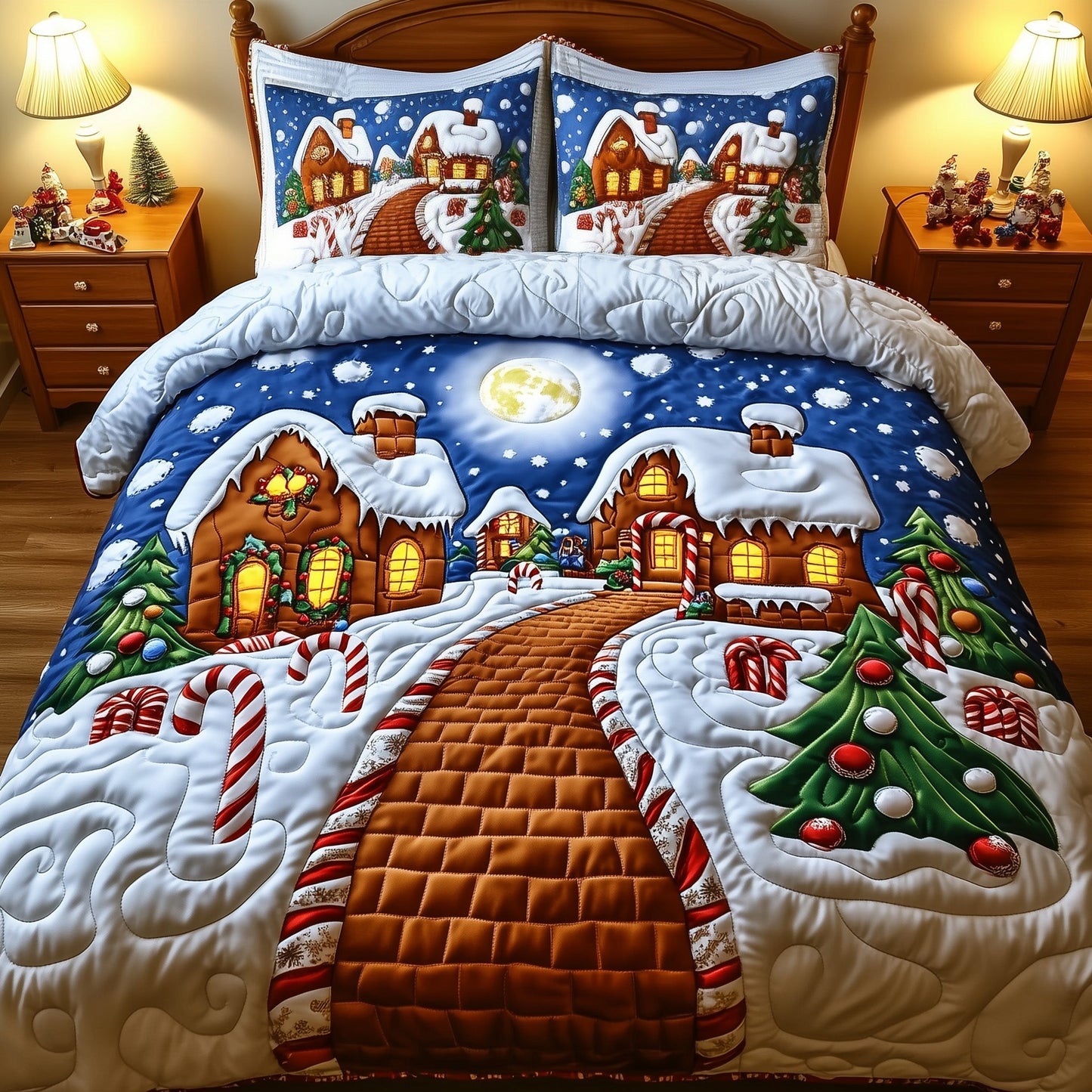 Christmas Village Duvet Cover Set GFTOYC587