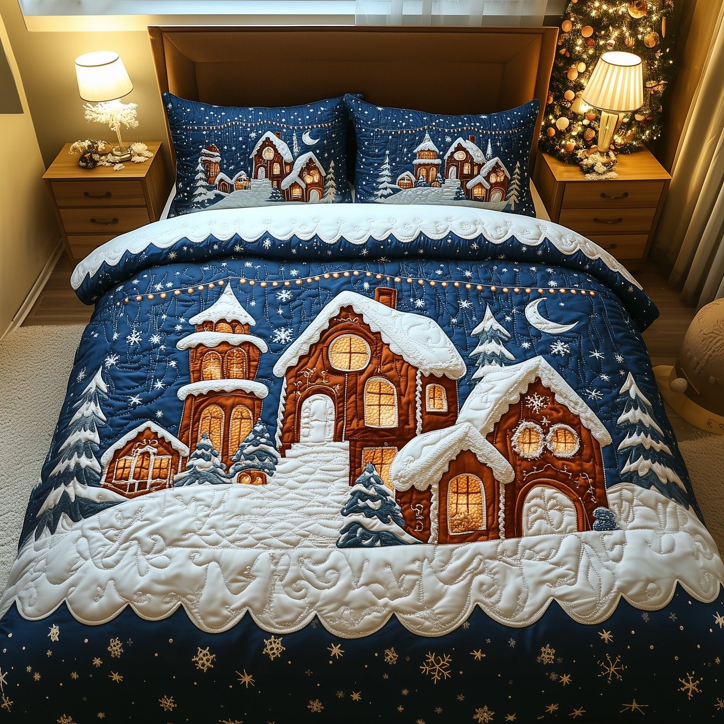 Christmas Village Duvet Cover Set GFTOYC590