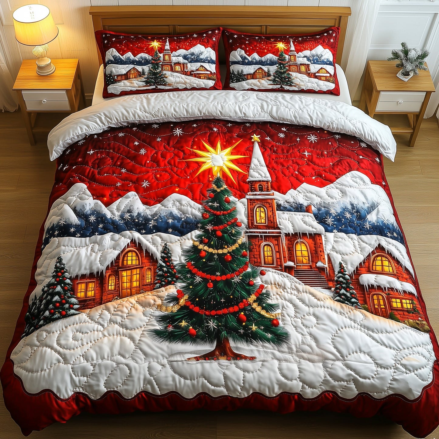 Christmas Village Duvet Cover Set GFTOYC592