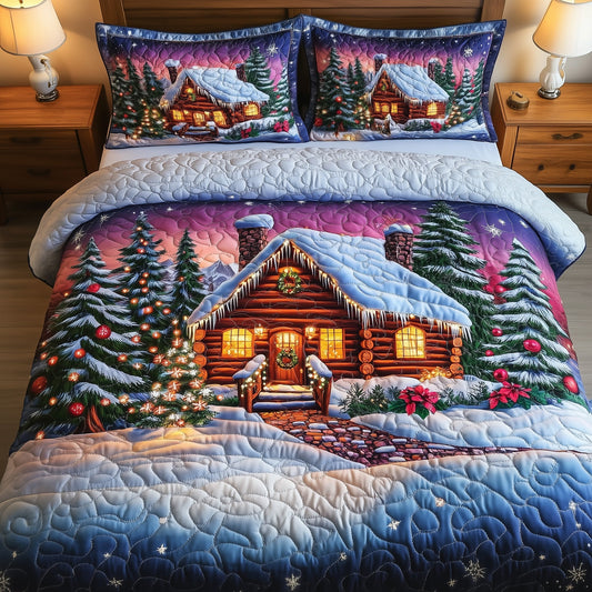 Winter Cabin Duvet Cover Set GFTOYC603