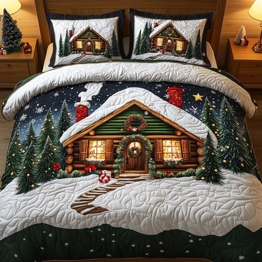Winter Cabin Duvet Cover Set GFTOYC605