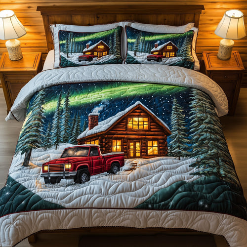 Winter Cabin Duvet Cover Set GFTOYC606