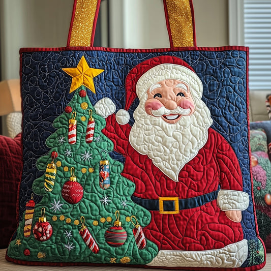 Adorable Santa Quilted Tote Bag GFTOYC612