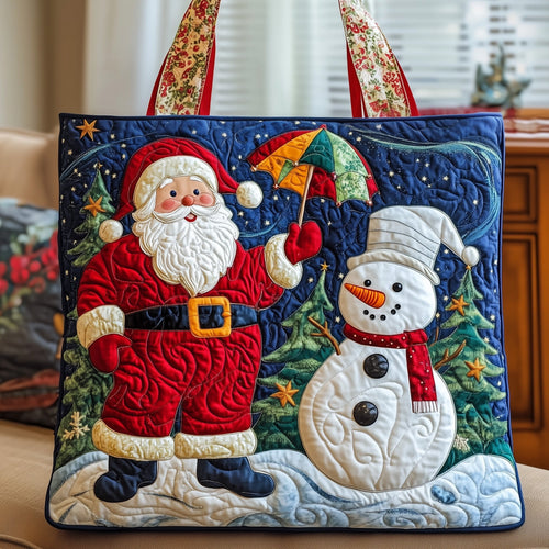 Adorable Santa Quilted Tote Bag GFTOYC613