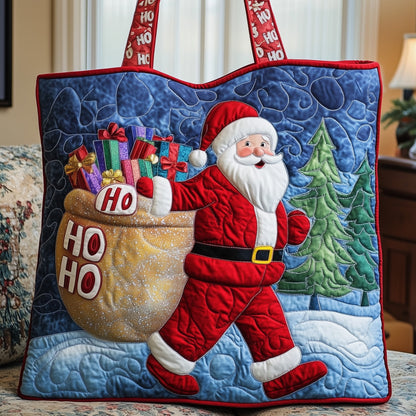 Adorable Santa Quilted Tote Bag GFTOYC614