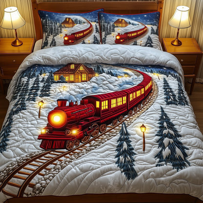 Winter Railway Duvet Cover Set GFTOYC631