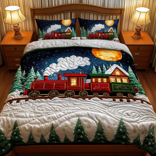Winter Railway Duvet Cover Set GFTOYC633