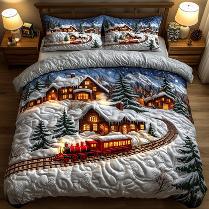 Winter Railway Duvet Cover Set GFTOYC635