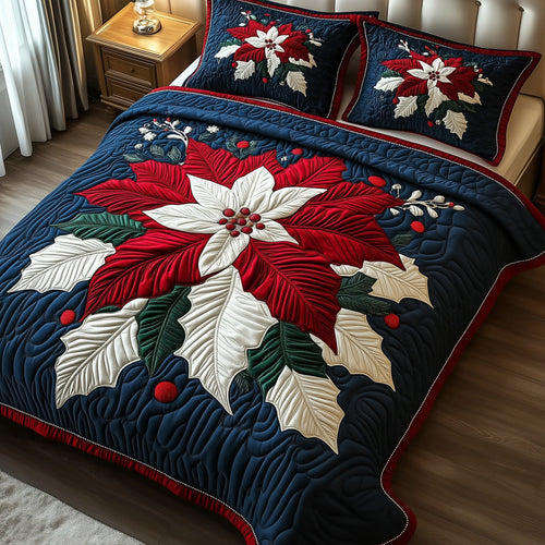 Elegant Poinsettia Duvet Cover Set GFTOYC680