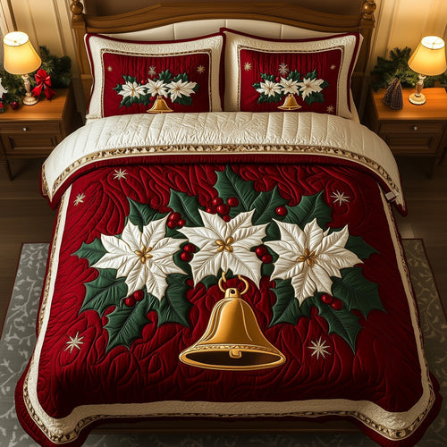 Elegant Poinsettia Duvet Cover Set GFTOYC685