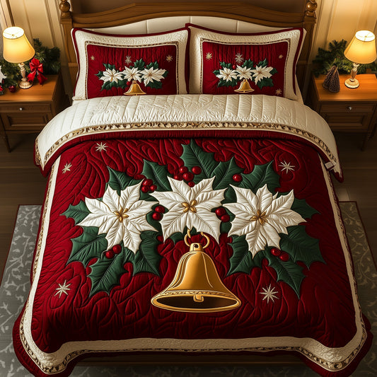 Elegant Poinsettia Duvet Cover Set GFTOYC685