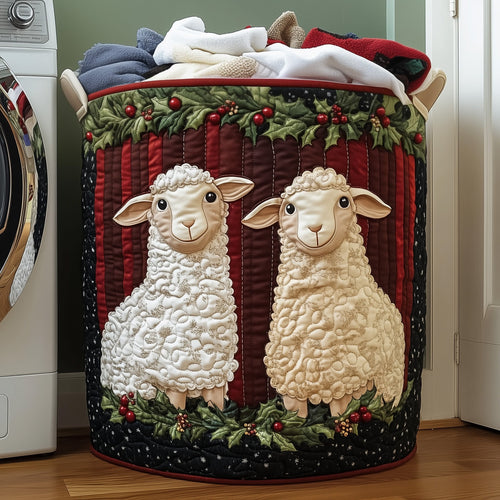 Adorable Sheep Quilted Laundry Basket GFTOYC717
