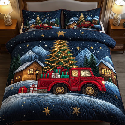 Christmas Truck Duvet Cover Set GFTOYC738