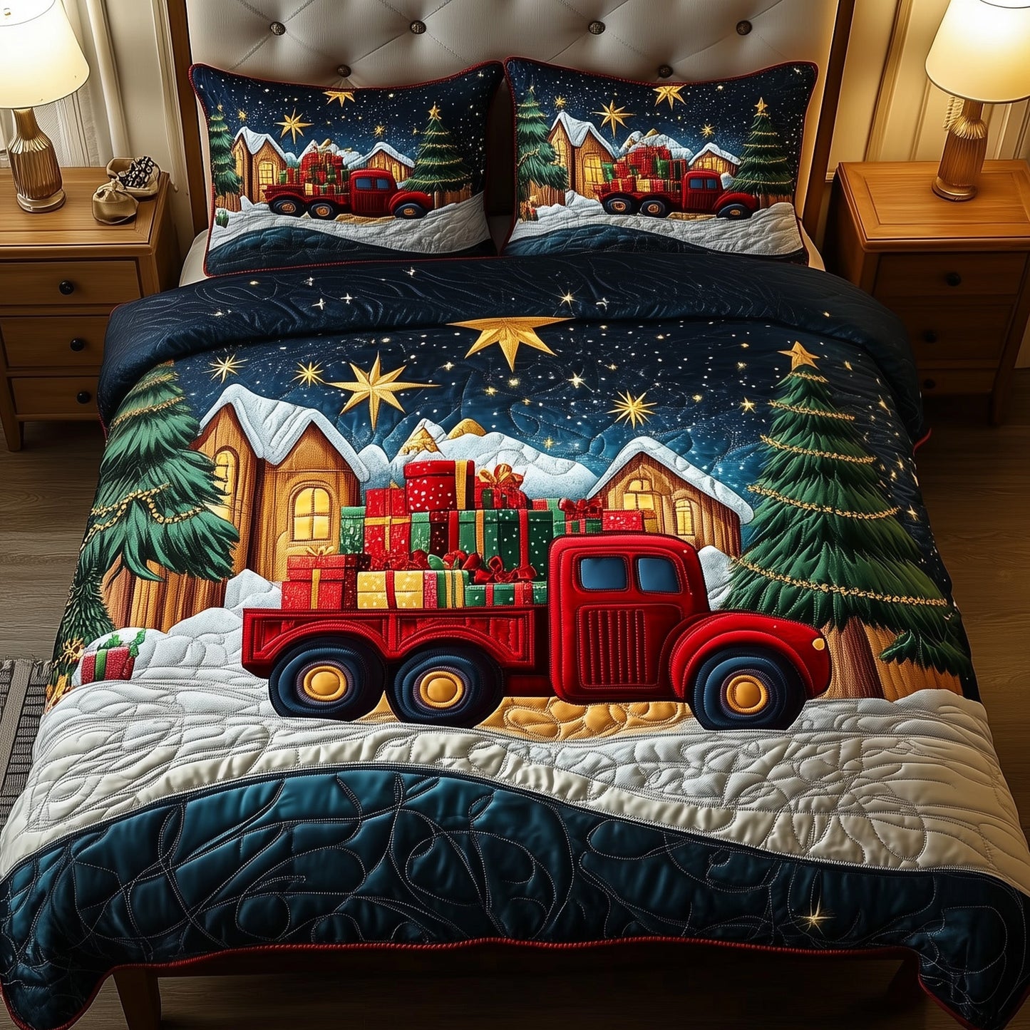 Christmas Truck Duvet Cover Set GFTOYC740