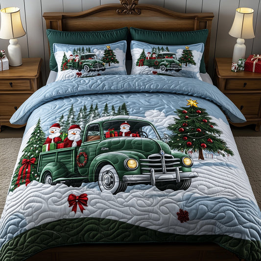 Christmas Truck Duvet Cover Set GFTOYC744