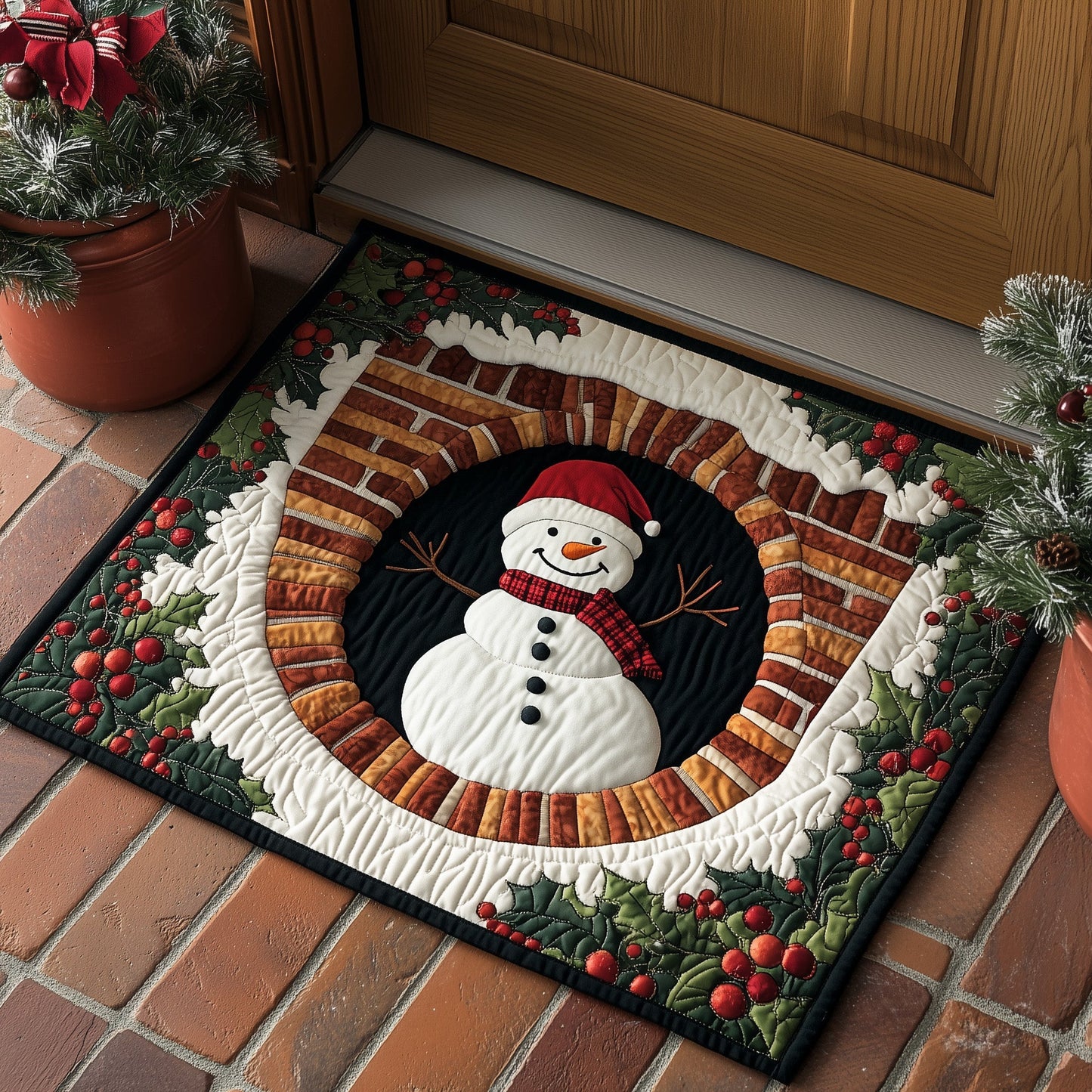 Frosty Snowman Doormat GFTOYC752