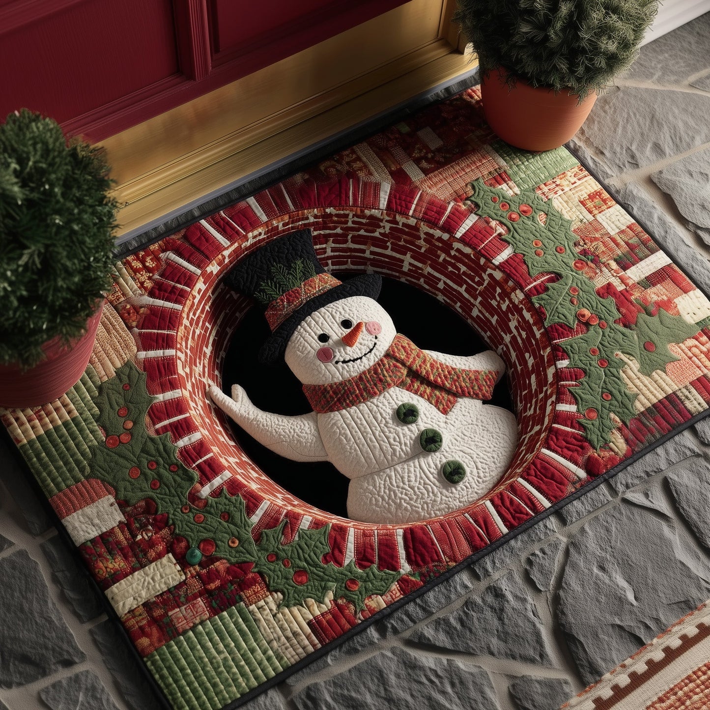 Frosty Snowman Doormat GFTOYC753