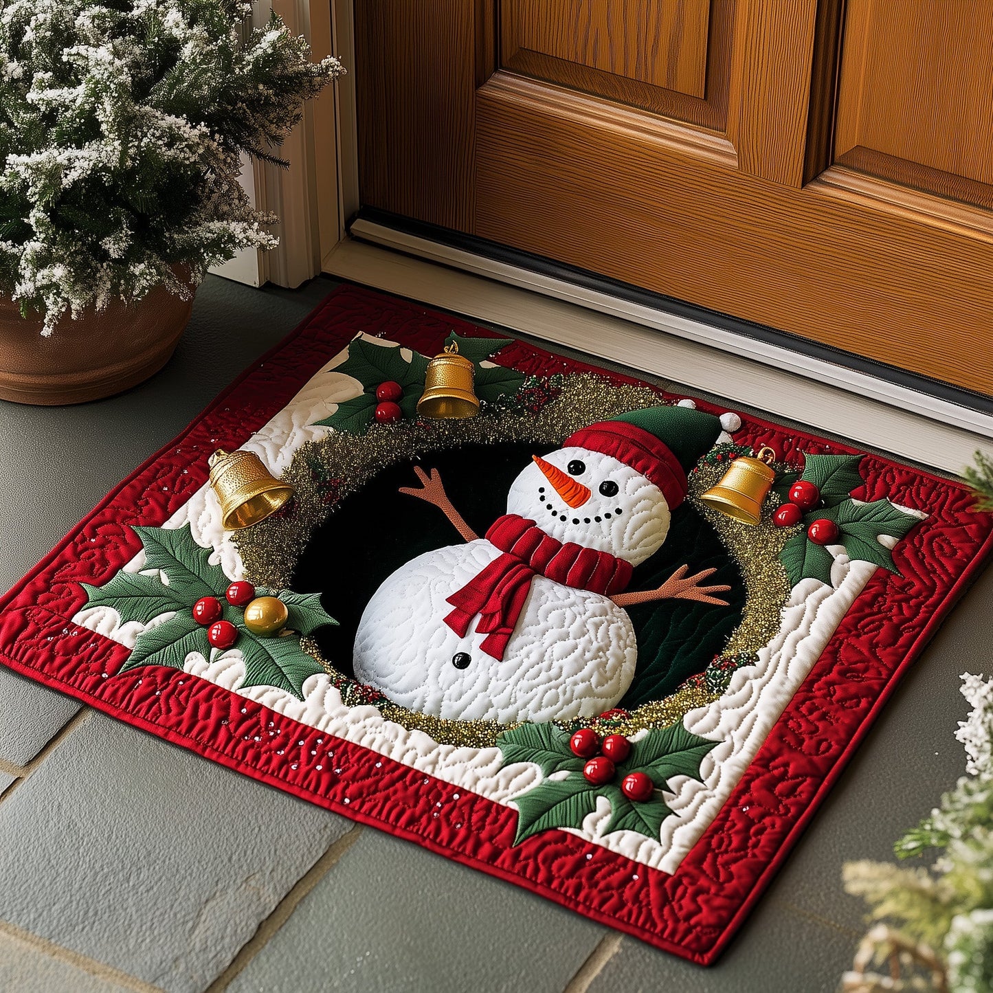 Frosty Snowman Doormat GFTOYC754