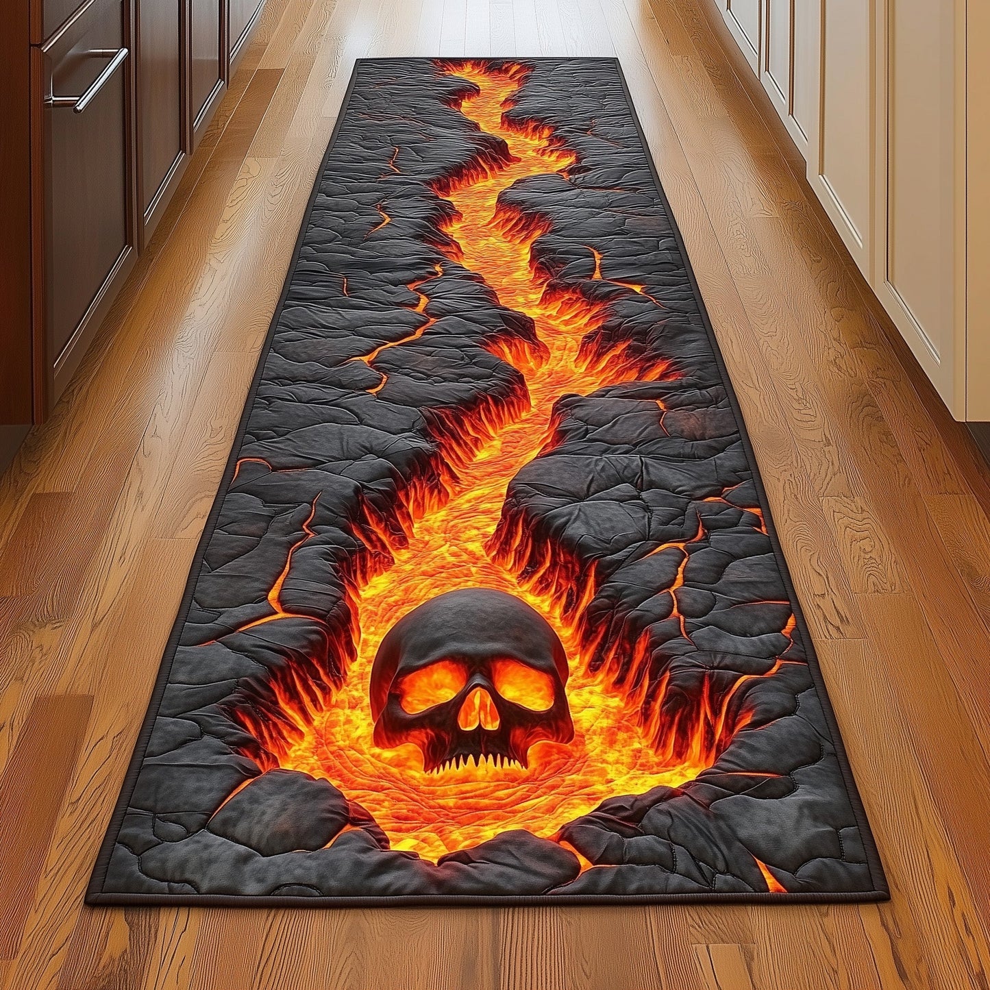 Flaming pathway Runner Rug GFTOYC770
