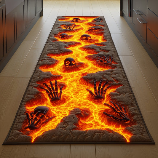 Flaming pathway Runner Rug GFTOYC773